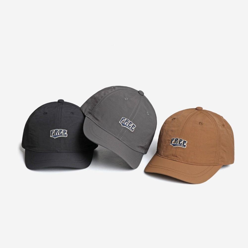 Quick-Drying Men Peaked Cap Japanese Casual Visor Hat Simple Short Brim Baseball Cap Women