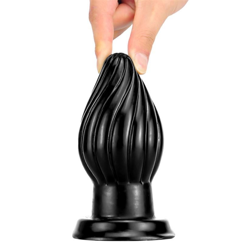Анальная пробка с черной резьбой, палка для мастурбации, Анальная пробка на заднем дворе, секс-игрушки на заднем дворе, Анальная пробка