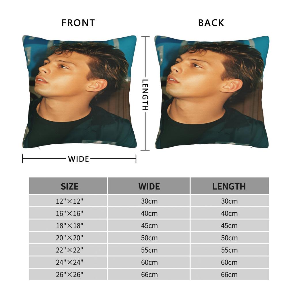 Singer L-Luis M-Miguel Pillow Cover Retro Trendy Pillow Case For Sofa Couch Bed Living Room Soft Pillowcases Birthday Present