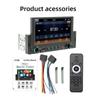 1 Din 6,2-дюймовый автомобильный радиоприемник CarPlay Bluetooth Android-Auto MP5-плеер Hand Free USB FM-приемник Стерео аудиосистема Головное устройство F170C