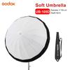 UB-105D 105 см Белый Параболический Светоотражающий Прозрачный Мягкий Зонт Студийный Световой Зонт с Черной Серебристой Крышкой Рассеивателя