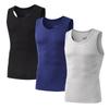 3Pcs/Pack Solid Color Men's Tank Top Sleeveless Undershirts Men Vest Gym T-Shirt High Quality Bamboo Fiber Man Singlets Sports