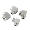 Высокое давление 1/8" 1/4" 3/8" 1/2" 3/4" 1 BSP NPT Внутренняя Наружная Угольник 90° Соединитель Муфта 304 Нержавеющая Сталь Трубный Фитинг Вода Газ