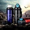 800ml Double-Wall Vacuum Insulated Stainless Steel Flask Outdoor Sports Thermal Kettle with Portable Design