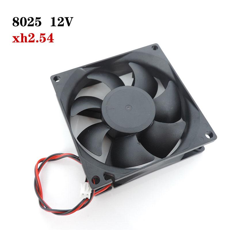 8 см DC 5 В 12 В 24 В xh 2.54 2pin 8010 8015 8025 Бесщеточный охлаждающий вентилятор 80*80*15 80x105 мм радиатор для корпуса ПК GPU