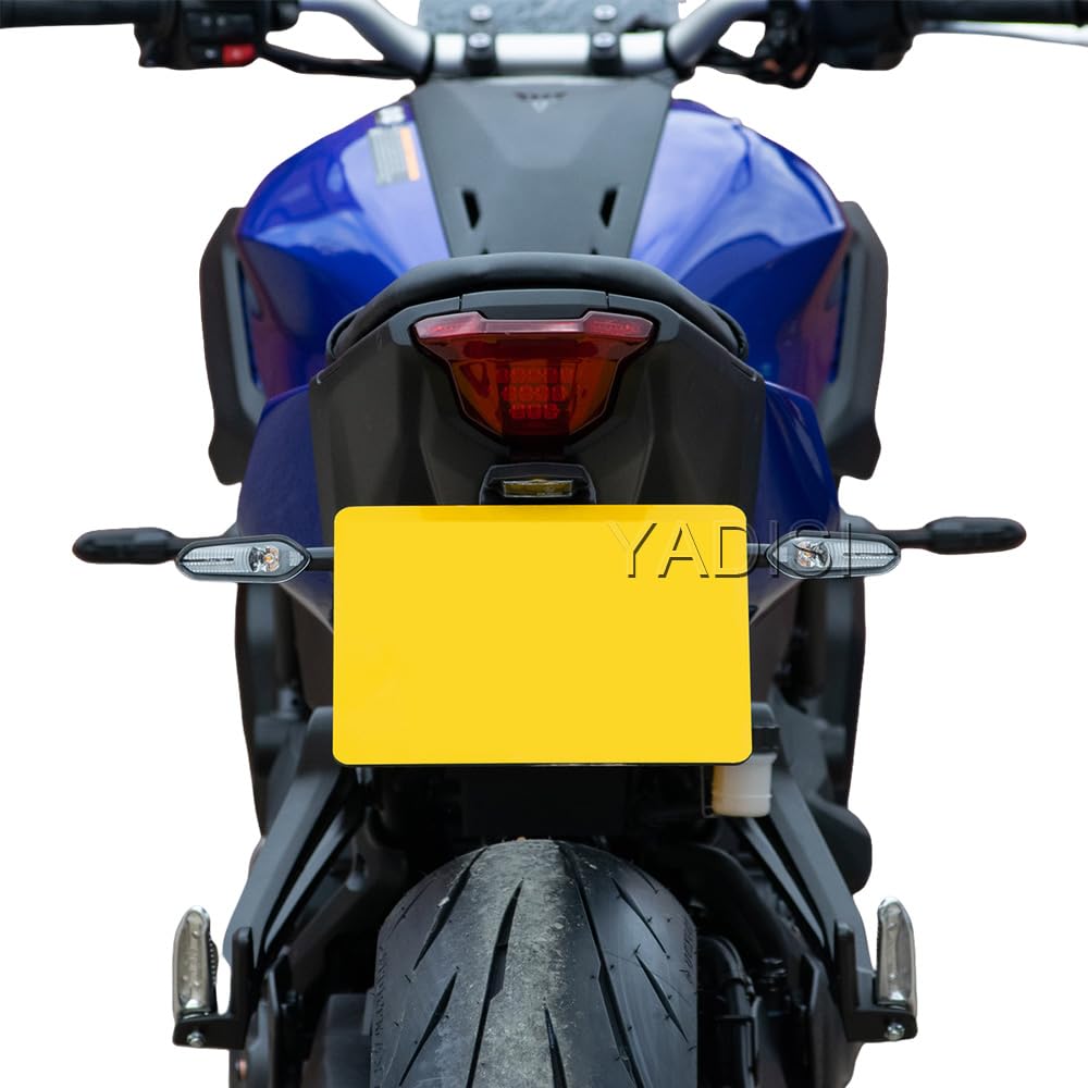 Светодиодный кронштейн номерного знака сзади Устранитель крыла для Yamaha MT-07 MT07 mt07 2025