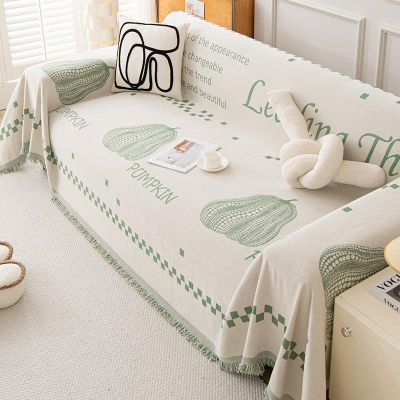 Premium Feel Chenille Sofa Cover Cloth Towel Four Seasons Universal Sofa Cover All Inclusive Universal Cover Anti Cat Scratch Anti-slip Cover Blanket