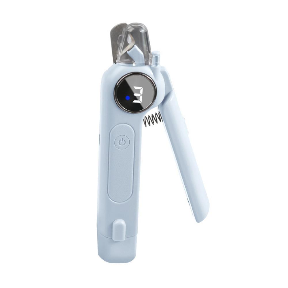 Ultra Quiet Dog Cat Nail Grinder LED Light Dog Cat Nail Trimmer  for Large Medium Puppy Dogs