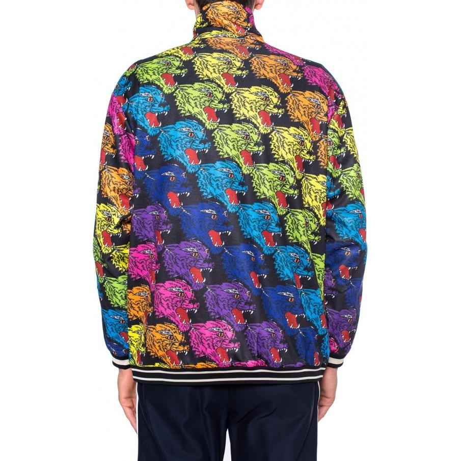 Gucci Panther Face Technical Jersey Jacket 'Multicolor' Men's 526577-X9X26-1082