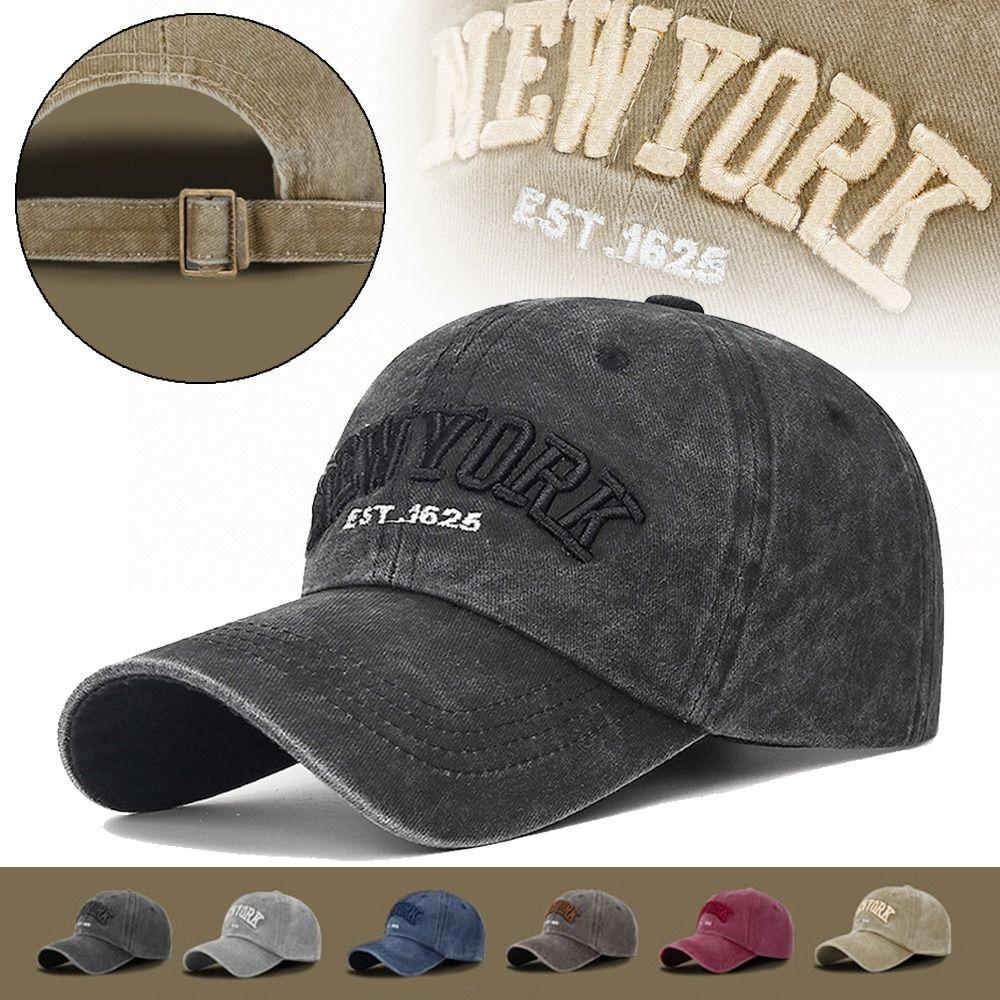 NEW YORK Letter Embroidery Baseball Caps Quick-drying Trucker Caps Fashion Sun Hats
