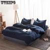   4pcs Bedding Set Sheet Set Knitted Textile Cotton Comfort Duvet Cover Set Quilt Cover