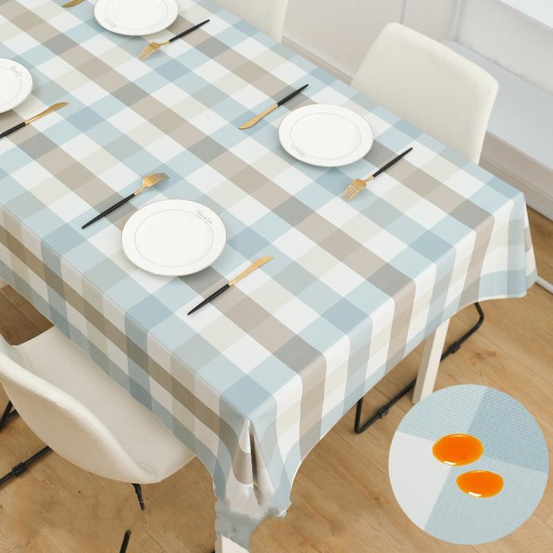 Роскошная высококачественная водонепроницаемая и маслостойкая скатерть из ПВХ, не требующая мытья, прямоугольный бытовой стол, чайный столик и настольная ткань