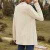 2023 осенне-зимний женский повседневный однотонный свободный кардиган с длинными рукавами