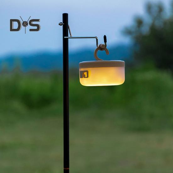 8 м выдвижная лампа для кемпинга, перезаряжаемая через USB, IPX4, водонепроницаемая, для сада, патио, двора, палатки, светодиодная лента для украшения