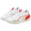 Puma Clyde Hardwood Versatile Comfortable Non-Slip Durable Low-Top Basketball Shoes Unisex Sneaker White Red 311900-02