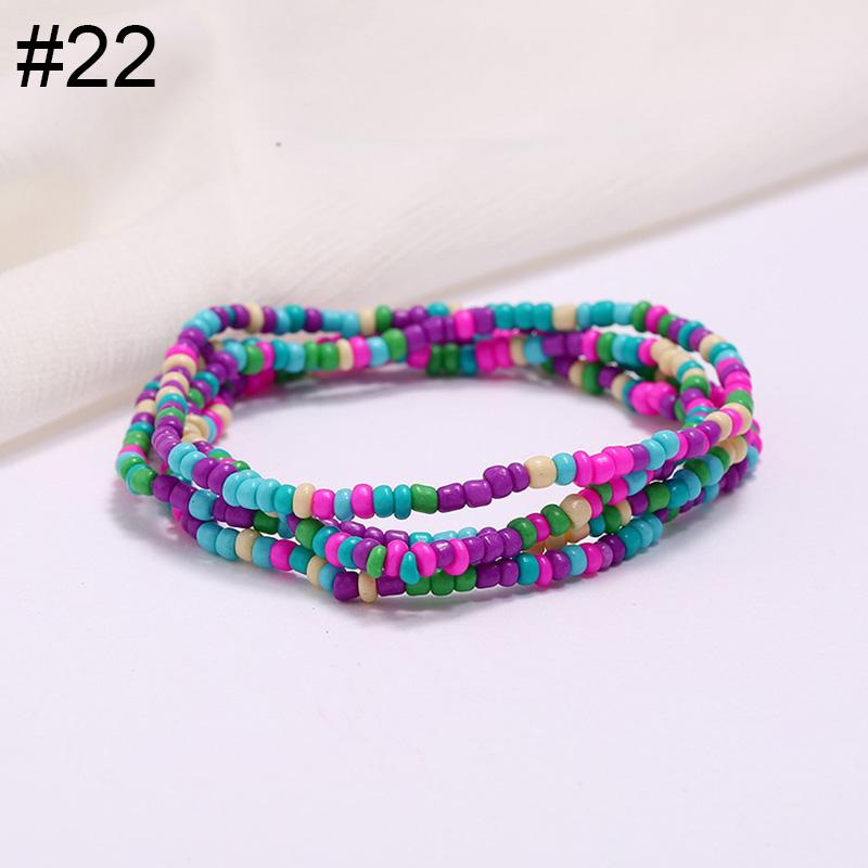 Women Fashion Waist Chain Rice Bead Waist Chain Beach Chain Body Jewelry Belly Chain