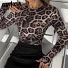 Leopard Print Sexy Tank Top Onesie Women's Dress