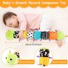 Musical Caterpillar Stuffed Animal Toys Infant Soft Plush Toy with Multi-Sensory Crinkle,Rattle & Textures for Babies 0-12 Months Newborn Children