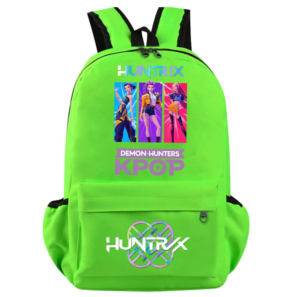 Anime Cartoon Kpop Demon Hunters Printed Backpack for Teenager Student Girl Boy Bookbag Schoolbag Women Large Capacity Travel Bag Kid Gift Mochila