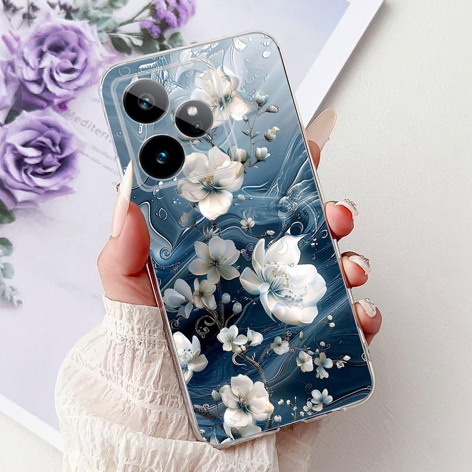 Чехол для Realme GT7 Чехол RealmeGT 7T Роскошный Популярный Расписной Чехол Мягкий Силиконовый Чехол для Телефона Для Realme GT 7 Pro GT7 T GT7T Fundas Сумки