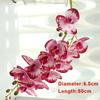 1 комплект для вечеринки, 7/11 голов, настоящее прикосновение, бабочка, орхидея, 3D принт, искусственный цветок, фаленопсис