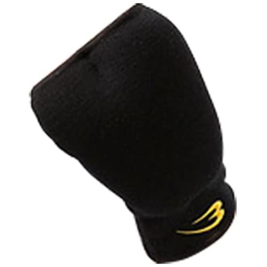 BODYMAKER Knuckle Guard Regular KD007 Martial Arts Karate Calf Kids Achilles Tendon Supporter Punch Protector Heel Elbow Guard Kick Toe Black (1 Pair)