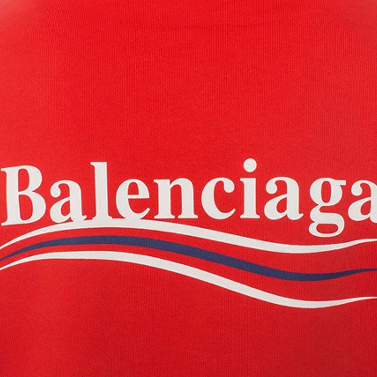 Balenciaga Худи с принтом логотипа кампании 556103TBV146403