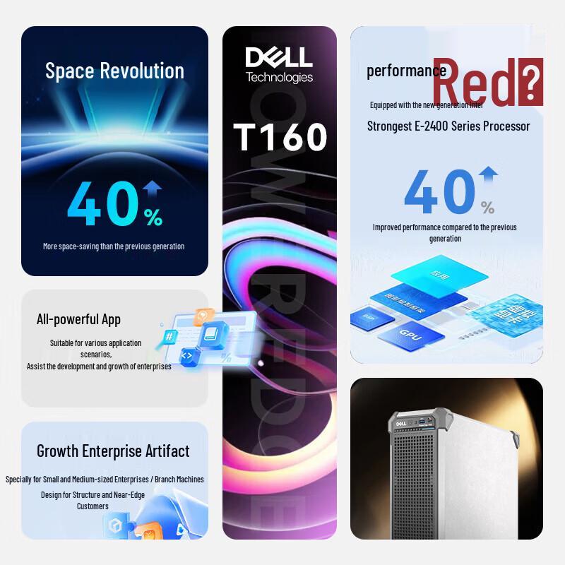 Dell PowerEdge T160 Tower Server (CN version)