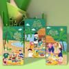6Pcs 2026 Paper Eid Mubarak Cash Envelopes Thickened Colorful Money Cards Eid Al-fitr Supplies for Family Gathering