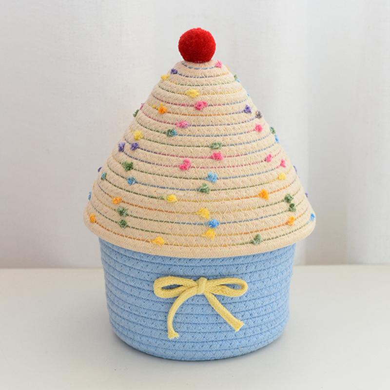 1 шт. с крышкой INS Домашняя организация Креативные контейнеры Домашнее хранение Контейнеры для маленького дома Богемный 5 стилей