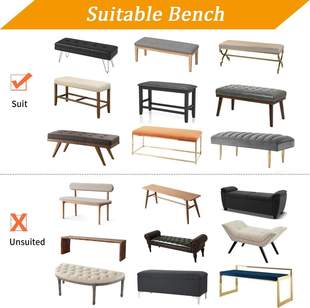 Покрытие для скамьи из флиса «Серебряная лиса», Эластичное, Полностью закрывающее, Пыленепроницаемое, Чехол для скамьи, Чехол для сиденья пианино