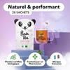 Panda Tea - Tea Quiero - Infusion Détox - Parfum Myrtille &amp; Cerise - BIO - 28 sachets