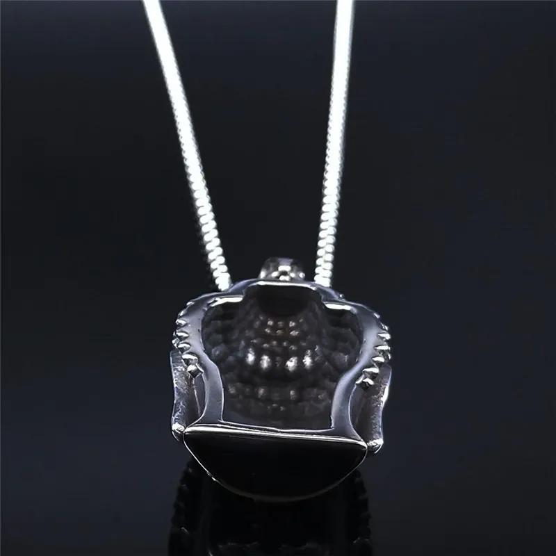 Vintage Retro Buddha Head Pendant Necklace Chain Unisex Men Women Fashion Gothic Amulet Talisman Jewelry Party Gift