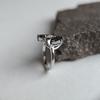 Серебряное кольцо с натуральным раухтопазом (дымчатым кварцем) 1.925ct, вес изделия 3 гр (2178767)