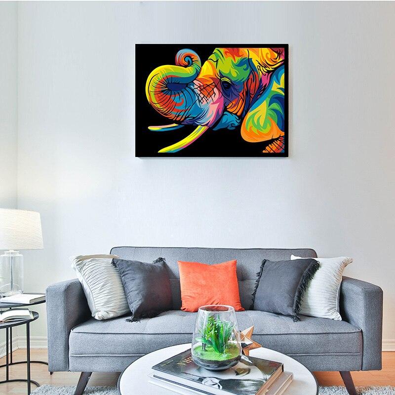 5D алмазная живопись животные полная круглая дрель вышивка крестиком Тигр Алмазная вышивка кошка горный хрусталь искусство для домашнего декора подарок