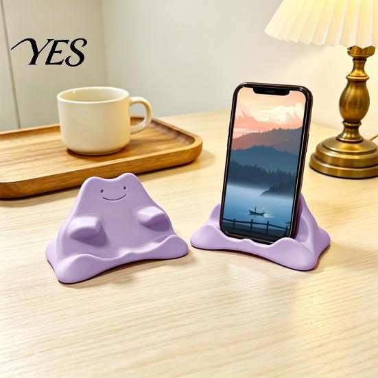 Stable Phone Holder 3D Printed Mobile Holder, Non-Slip Stand, Cute Hands-Free Burr-free Stand Smart Phones Universal Mount Desk Ornaments Desktop