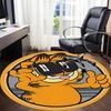 1pc Garfield Cat Office Round Area Rug, Under Office Chairs Bedroom Living Room Home Decor a1022385