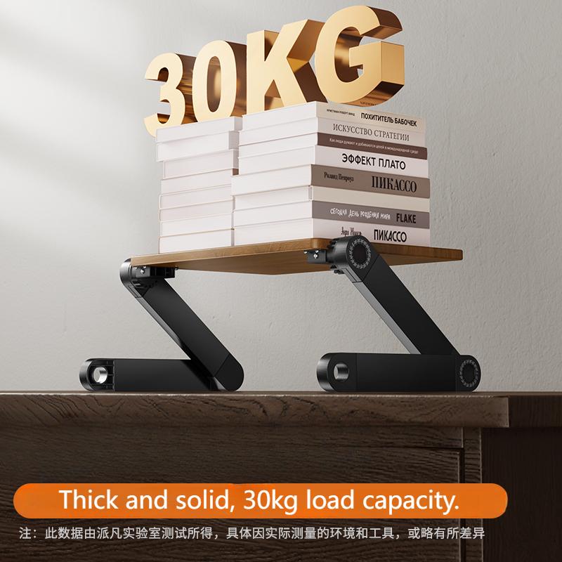 Oatsbasf Portable Solid Wood Macbook Stand Laptop Booster Holder for Desk Vertical Height Adjustable Notebook Projector Bracket