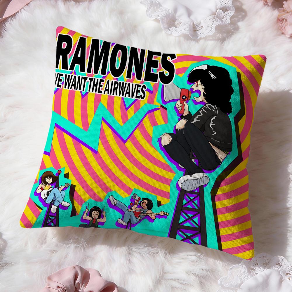 Чехол на подушку Ramones Premium Comfort Двусторонний чехол для подушки - Дизайн "Два в одном" для любой комнаты и салона автомобиля