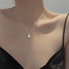Trendy Zinc Zinc Alloy Pearl Necklace Irregular Shell Jewelry Korean Style Pendant Women Clavicle Necklace