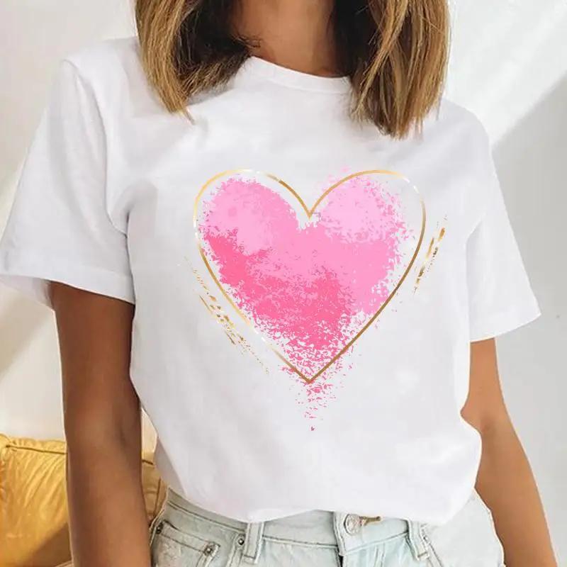 Plus Size Fashion Polyester Fabric Dandelion Flower Cute Womens Simple Retro Womens Tshirt Harajuku Tops