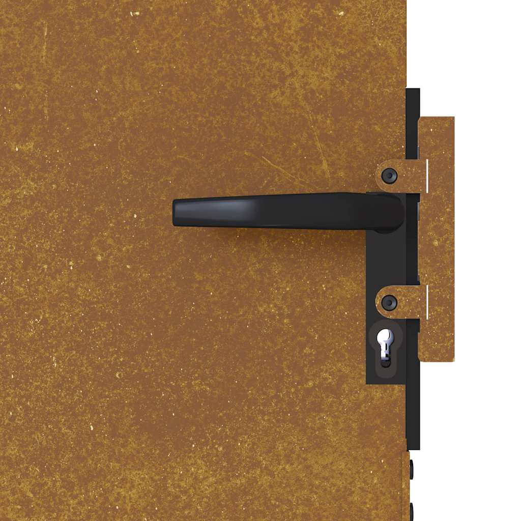 Garden Gate 85 x 125 cm Corten Steel