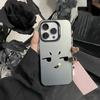 Милый Чехол для Телефона с Эмодзи для IPhone 16 17 15 14 12 13 Pro Max Белый Цвет Ударопрочный Чехол