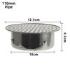 Round Hole Gutter Guard Net SUS 304 Stainless Steel Stainless Steel Drain Cover  Bathroom Floor