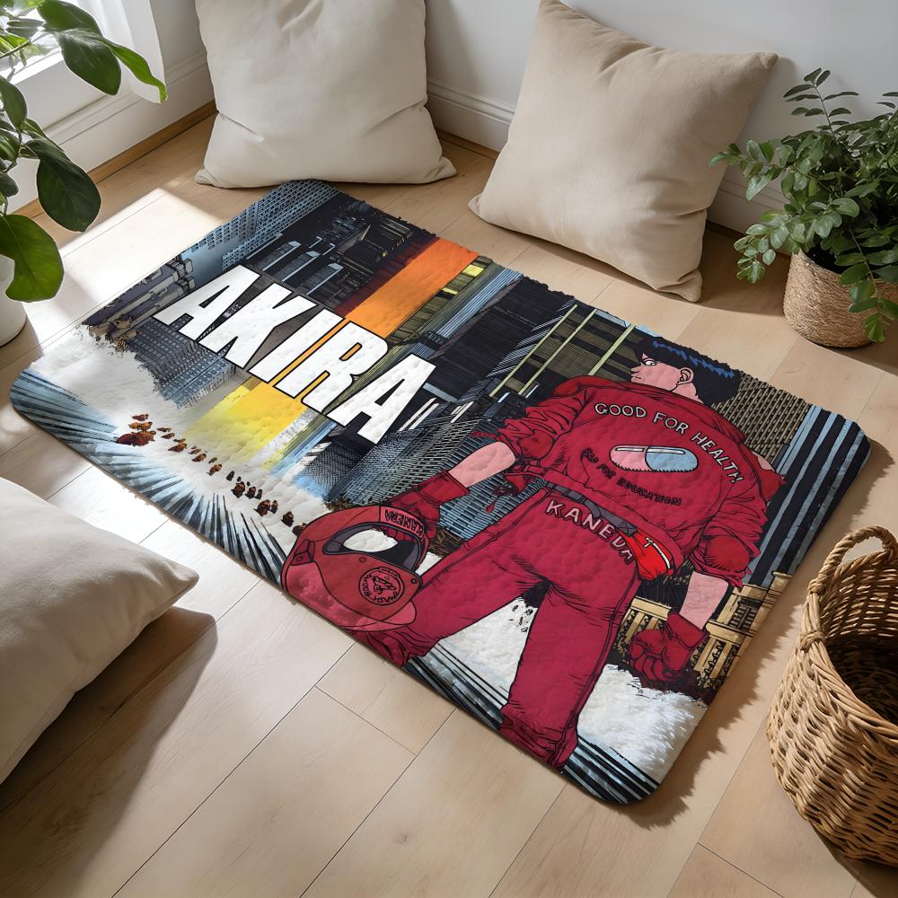 AAkira By Ise Ananphada Anime Floor Mat Soft Flannel Absorbent Mat Non-Slip Rug Home Bedroom Bathroom