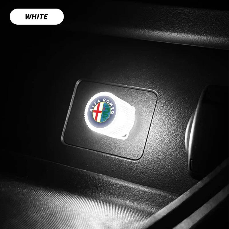 AAACK1 Car Stickers For Alfa Romeo 7 Colors Car LED Ambient Light USB Free Installation Interior Decorative Light for Alfa Romeo Giulia
