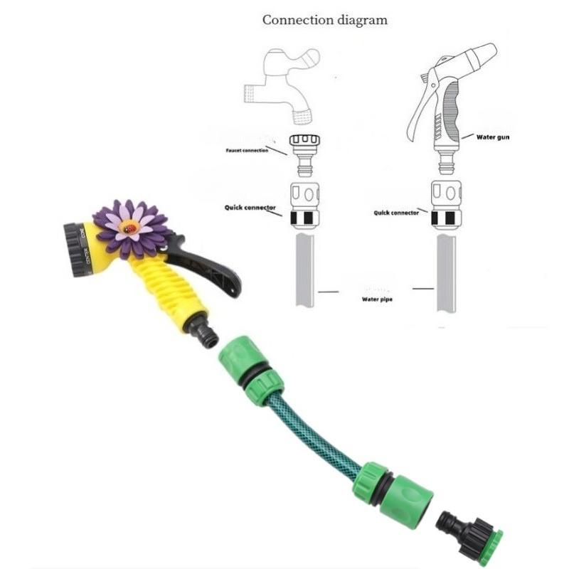 10 шт. 1/2 дюйма Шланг Садовый Кран Водяной Шланг Труба Соединитель Адаптер Быстрого Соединения Фитинг Полив Дом