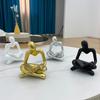 NORTHEUINS Смоляные Фигурки Книги для Чтения для Интерьера Скандинавская Абстрактная Фигура Статуэтка Домашний Декор для Гостиной Офиса Настольный Декор Поделки
