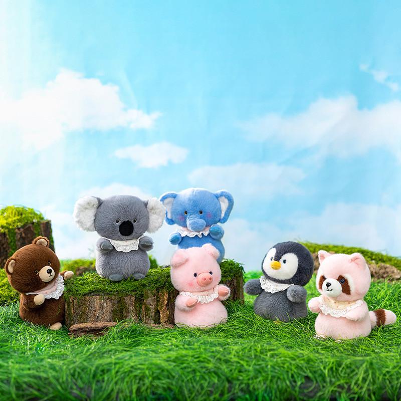 Forest Animal Elephant Koala Penguin Soft Plush Doll With Cute Design For Home Decor And Toy Collection