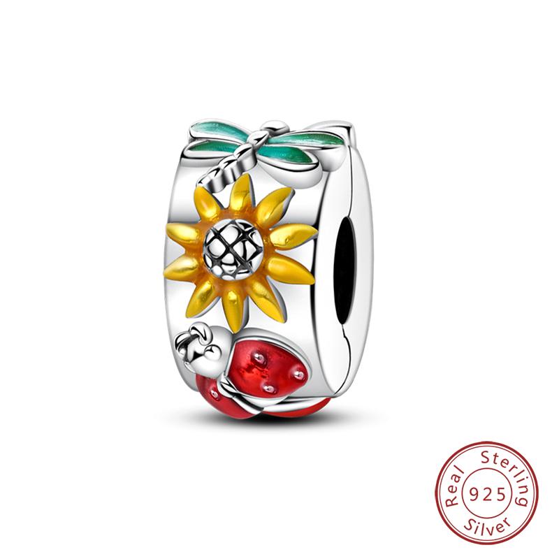 Fit Qikaola Original Bracelet Copper Flower Bird Series Charms Beads For Women Fashion Diy Jewelry Gifts Making